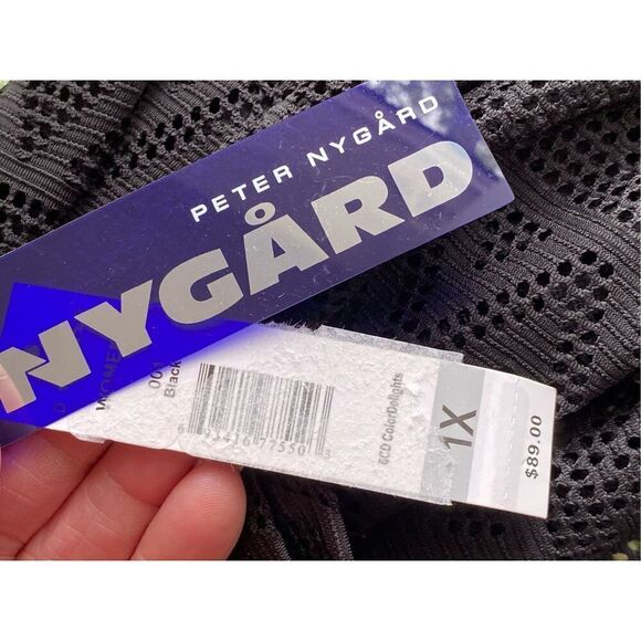 NWT Nygard Swim Coverup Open Front Long Sleeve Sz. 1X Lace Plus - Picture 6 of 8